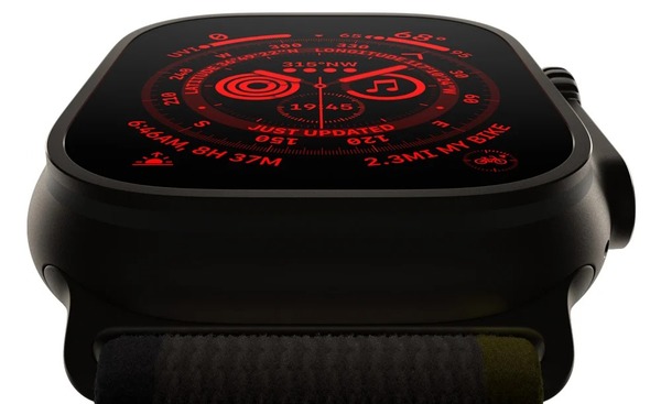 Apple Watch Ultra LTE 49mm Alpine Loop Size S được thiết kế mặt kính Sapphire, độ phân giải, độ sáng cao mang đến khả năng hiển thị vô cùng xuất sắc  